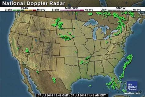 weather channel official site radar.